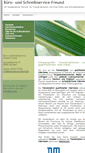 Mobile Screenshot of bueroservice-freund.de